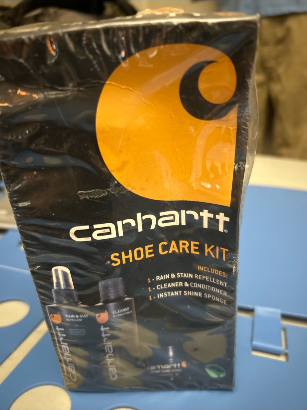 Carhartt Black & Orange Shoe Care Kit